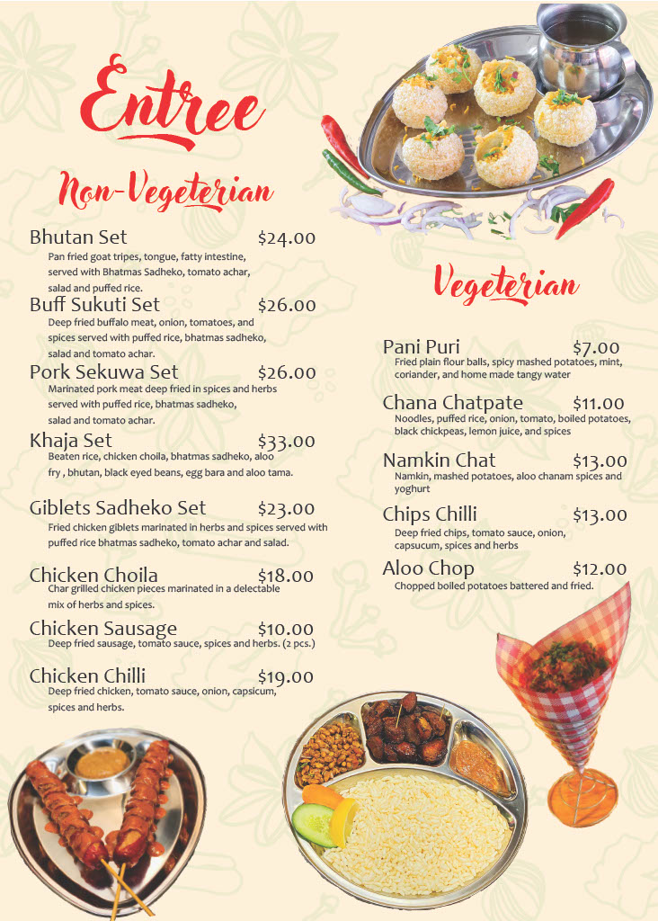 Menu section 2