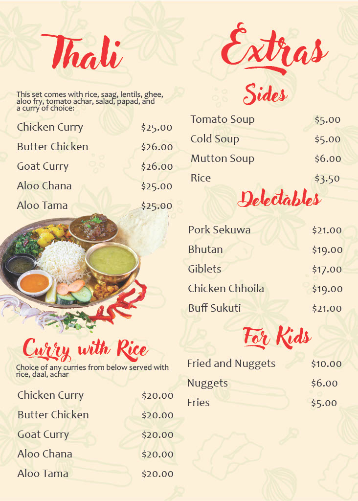 Menu section 5